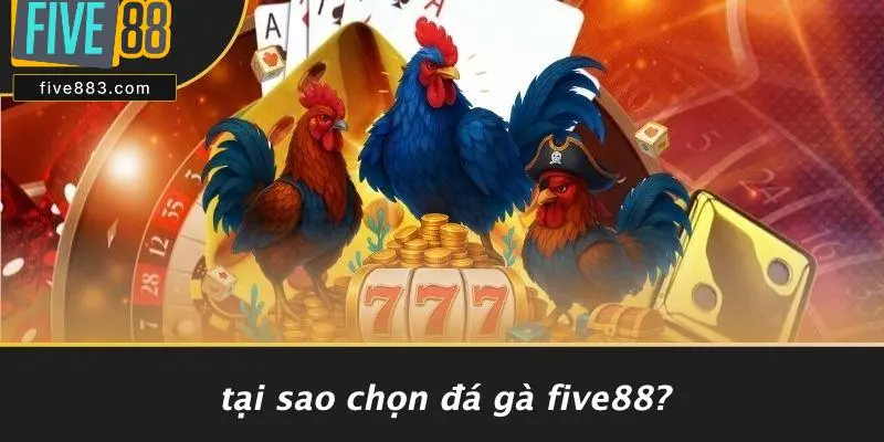 ĐÁ GÀ FIVE88: TRẢI NGHIỆM CÁ CƯỢC ĐỈNH CAO KHÔNG THỂ BỎ LỠ 3 Tại Sao Chọn Đá Gà FIVE88?